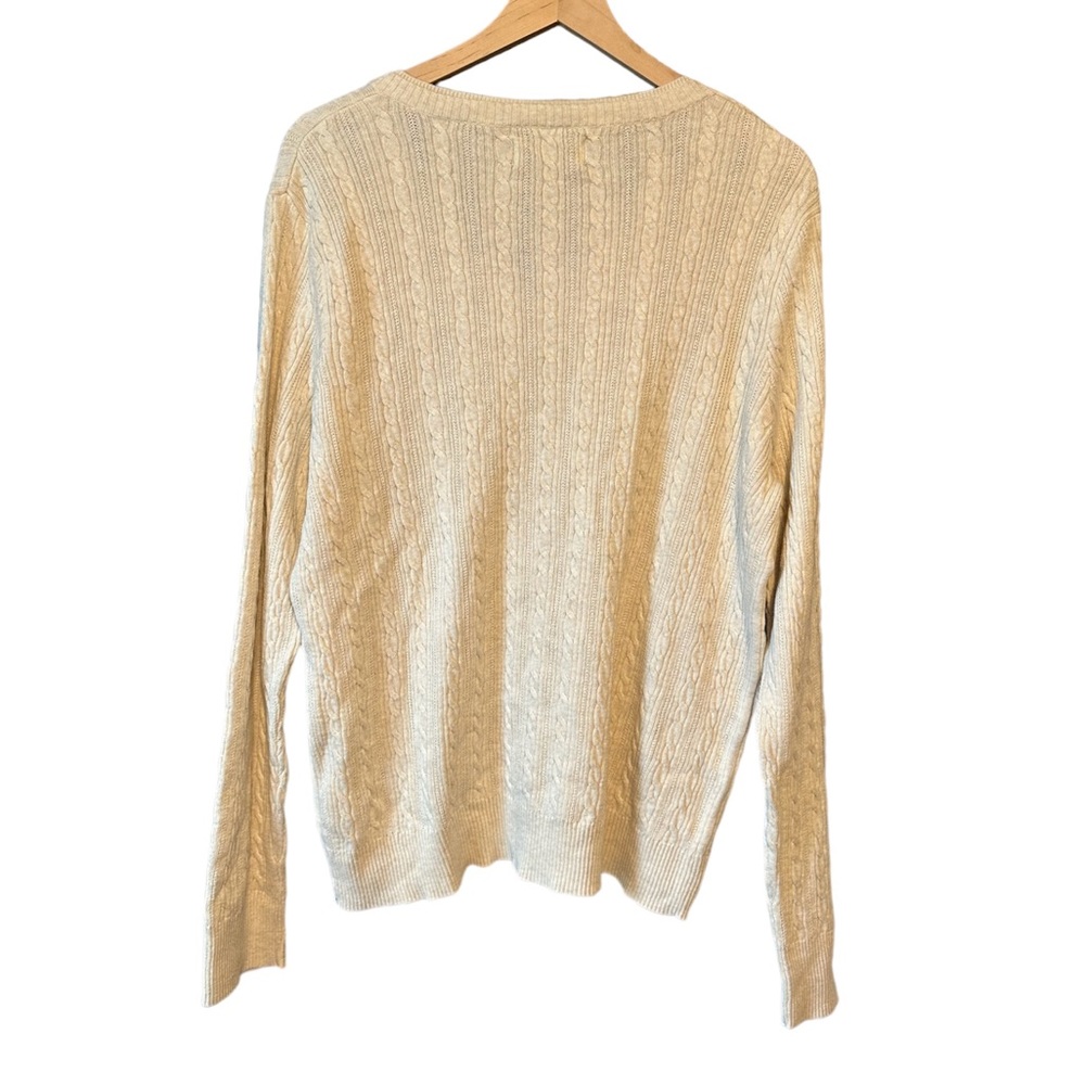 Sonoma Cream Sweater SIZE XL - Picture 2 of 10